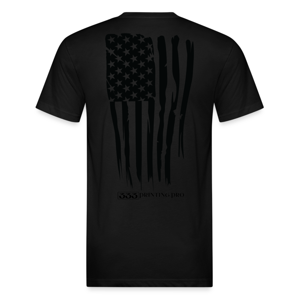 333 Printing Pro Flag Fitted Cotton/Poly T-Shirt by Next Level