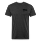 333 Printing Pro Fitted Cotton/Poly T-Shirt by Next Level - heather black