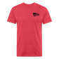 333 Printing Pro Fitted Cotton/Poly T-Shirt by Next Level - heather red