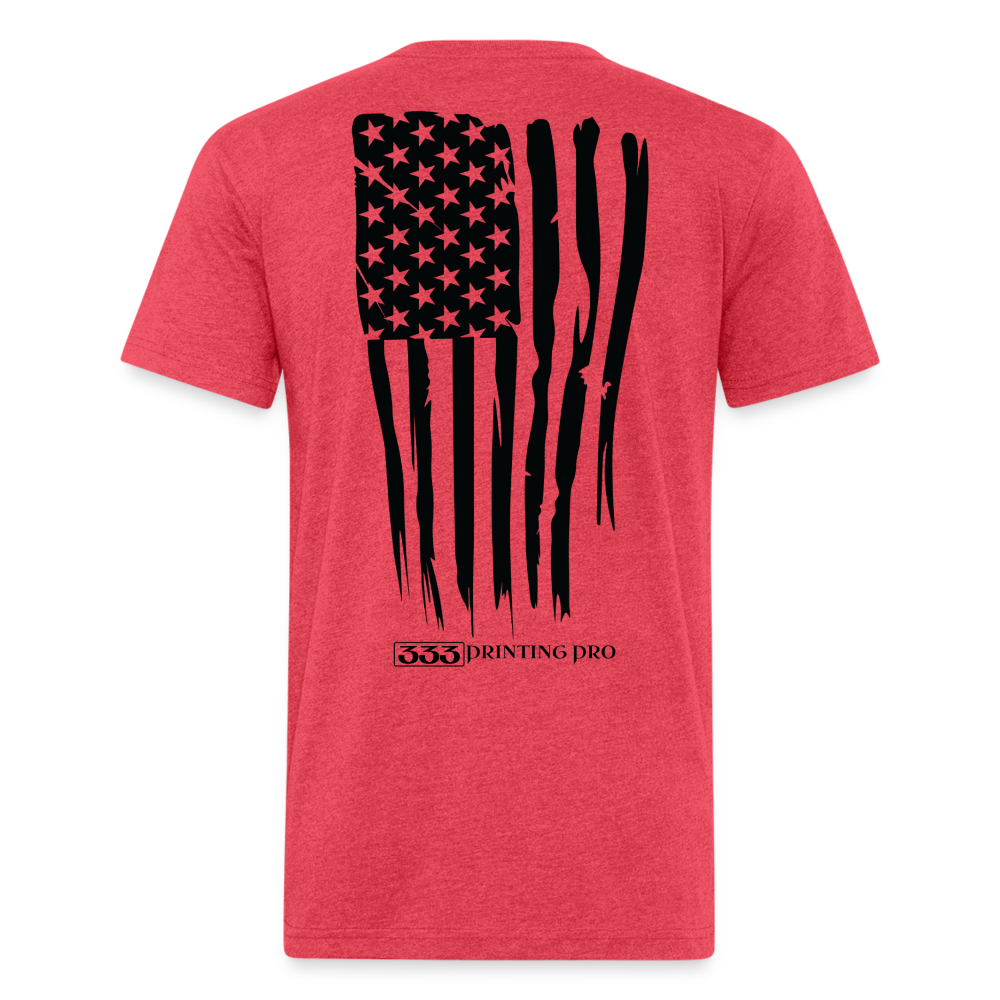 333 Printing Pro Flag Fitted Cotton/Poly T-Shirt by Next Level