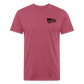 333 Printing Pro Fitted Cotton/Poly T-Shirt by Next Level - heather burgundy