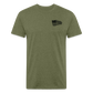 333 Printing Pro Fitted Cotton/Poly T-Shirt by Next Level - heather military green