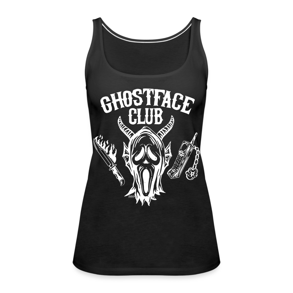 Ghostface Club Women’s Premium Tank Top - black