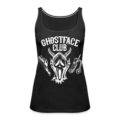 Ghostface Club Women’s Premium Tank Top - black