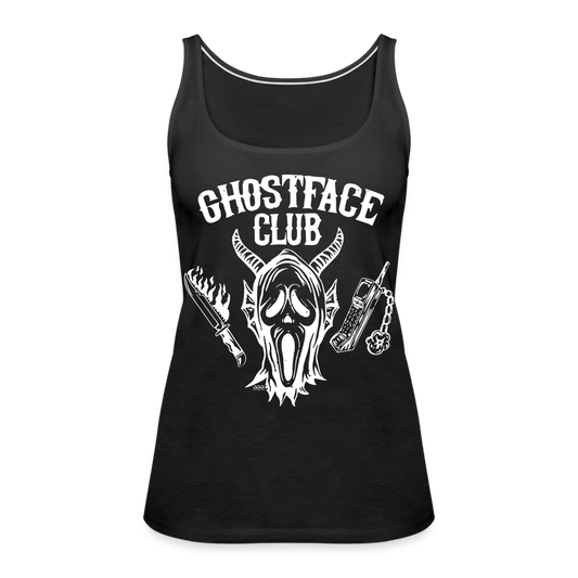 Ghostface Club Women’s Premium Tank Top - black