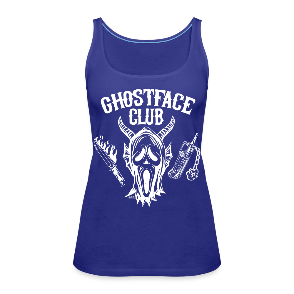 Ghostface Club Women’s Premium Tank Top - royal blue