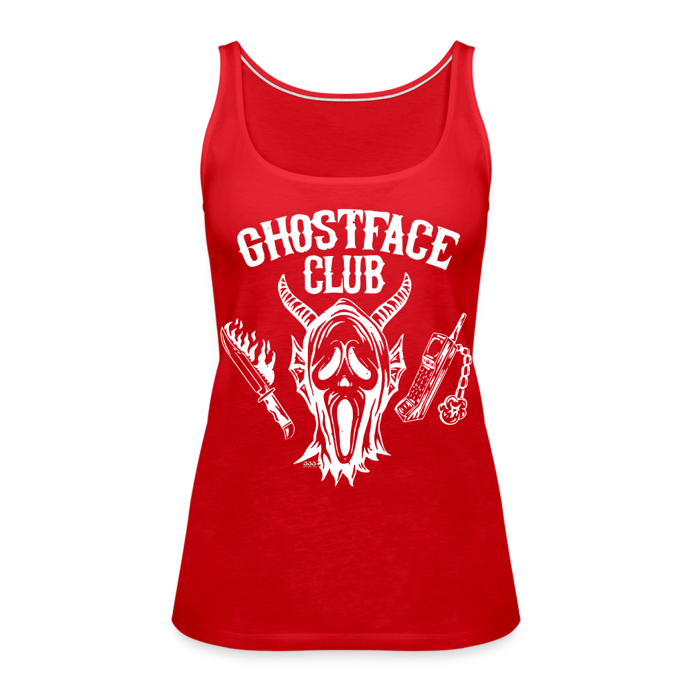 Ghostface Club Women’s Premium Tank Top - red