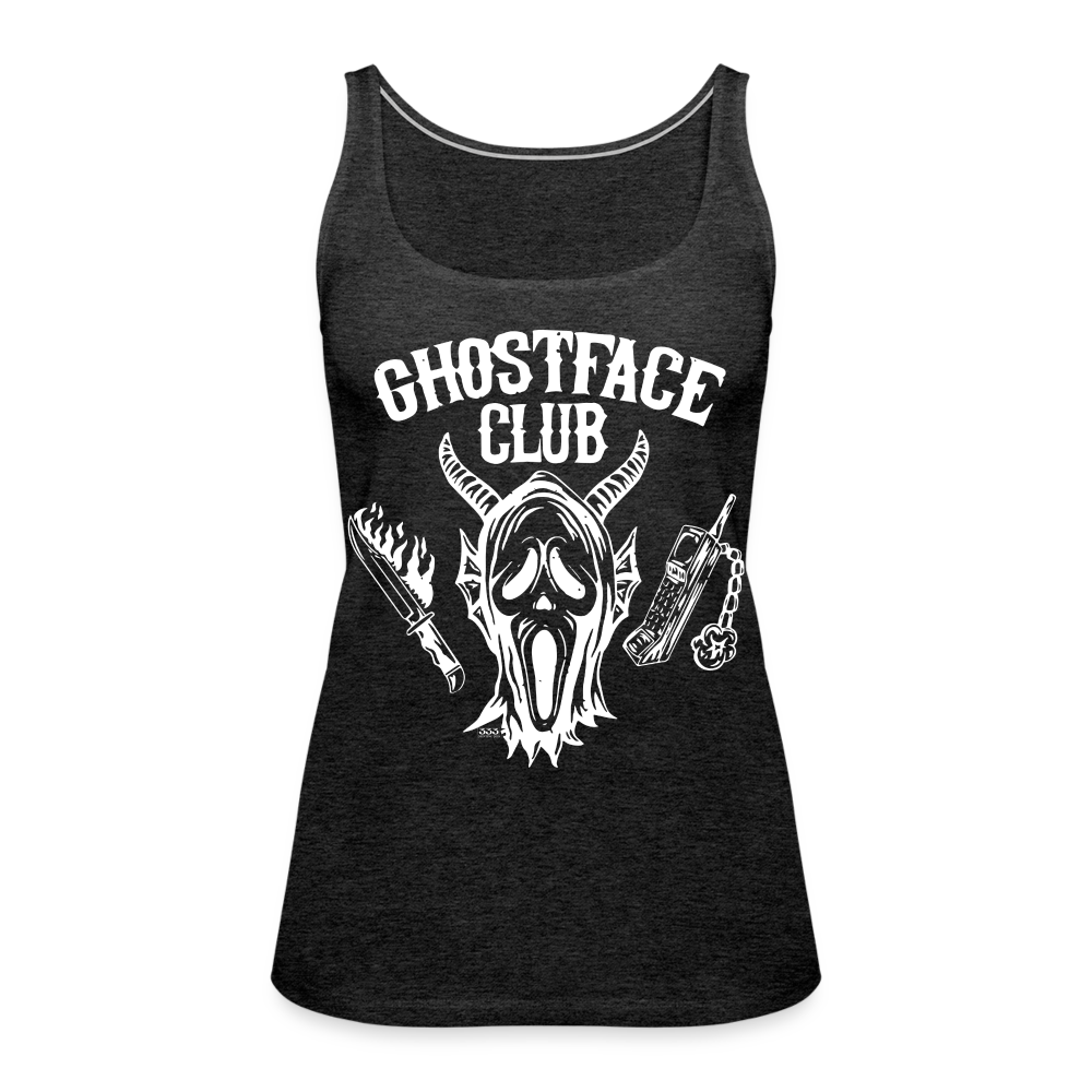 Ghostface Club Women’s Premium Tank Top - charcoal grey