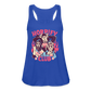Horrify Club Women's Flowy Tank Top by Bella - royal blue