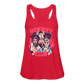 Horrify Club Women's Flowy Tank Top by Bella - red