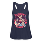 Horrify Club Women's Flowy Tank Top by Bella - navy