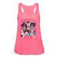 Horrify Club Women's Flowy Tank Top by Bella - neon pink