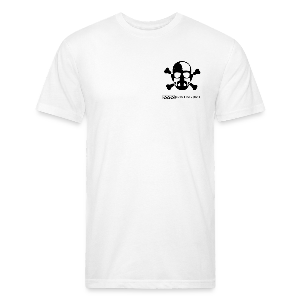 Heisen Back - Fitted Cotton/Poly T-Shirt by Next Level - white
