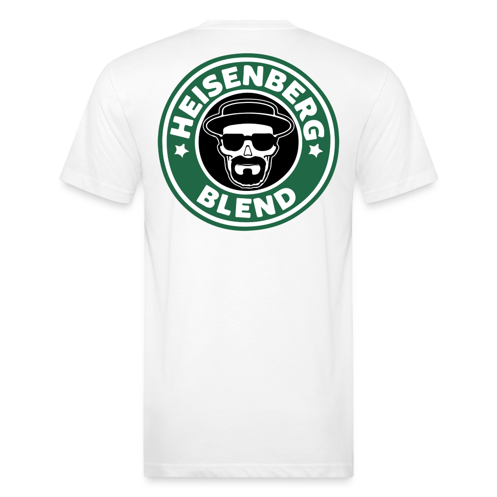 Heisen Back - Fitted Cotton/Poly T-Shirt by Next Level - white