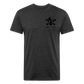 Heisen Back - Fitted Cotton/Poly T-Shirt by Next Level - heather black
