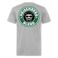 Heisen Back - Fitted Cotton/Poly T-Shirt by Next Level - heather gray