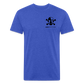 Heisen Back - Fitted Cotton/Poly T-Shirt by Next Level - heather royal
