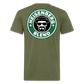 Heisen Back - Fitted Cotton/Poly T-Shirt by Next Level - heather military green