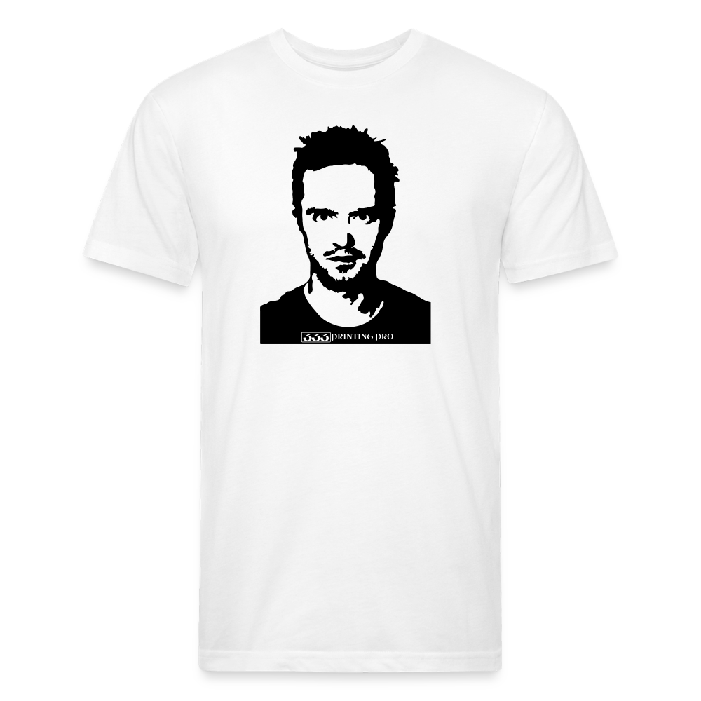 Jess C - Fitted Cotton/Poly T-Shirt by Next Level - white