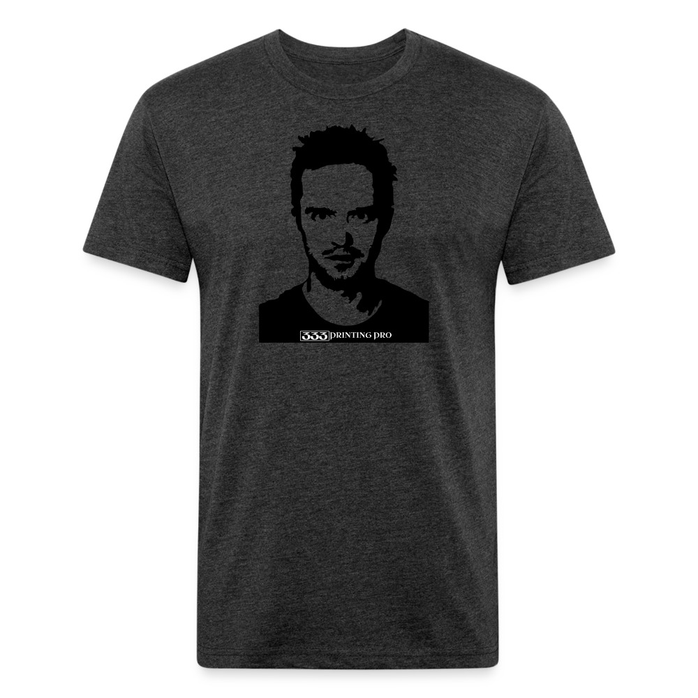 Jess C - Fitted Cotton/Poly T-Shirt by Next Level - heather black