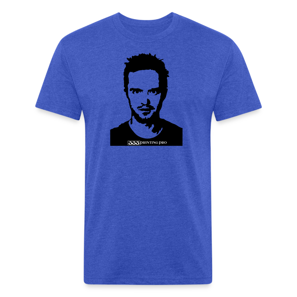 Jess C - Fitted Cotton/Poly T-Shirt by Next Level - heather royal