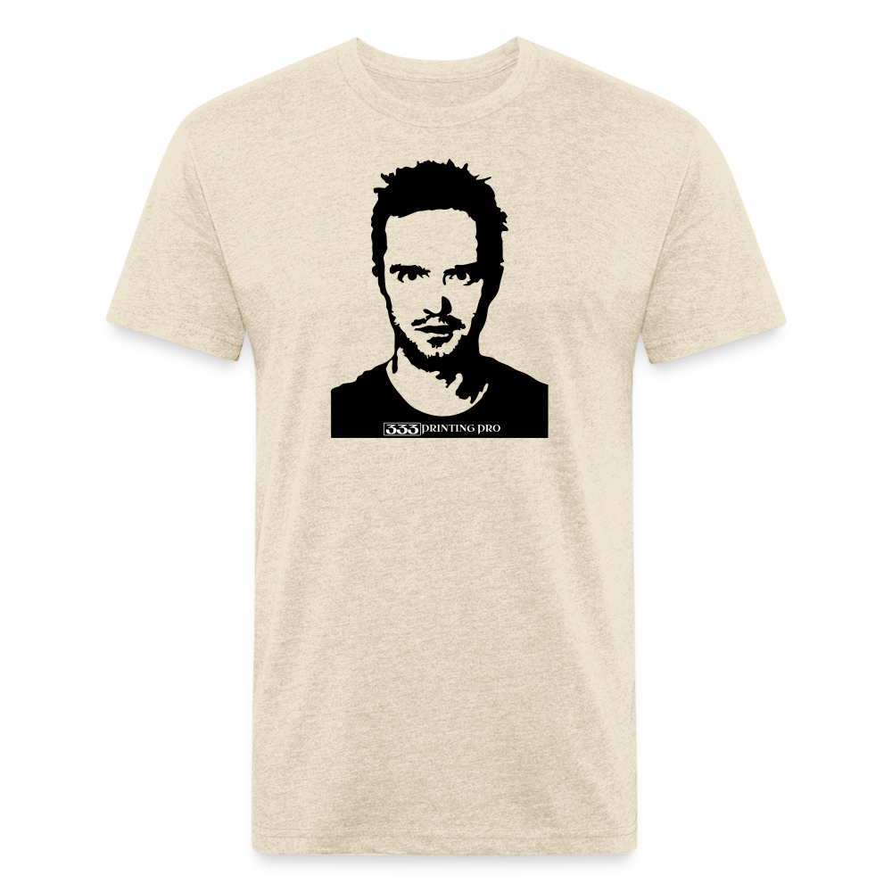 Jess C - Fitted Cotton/Poly T-Shirt by Next Level - heather cream