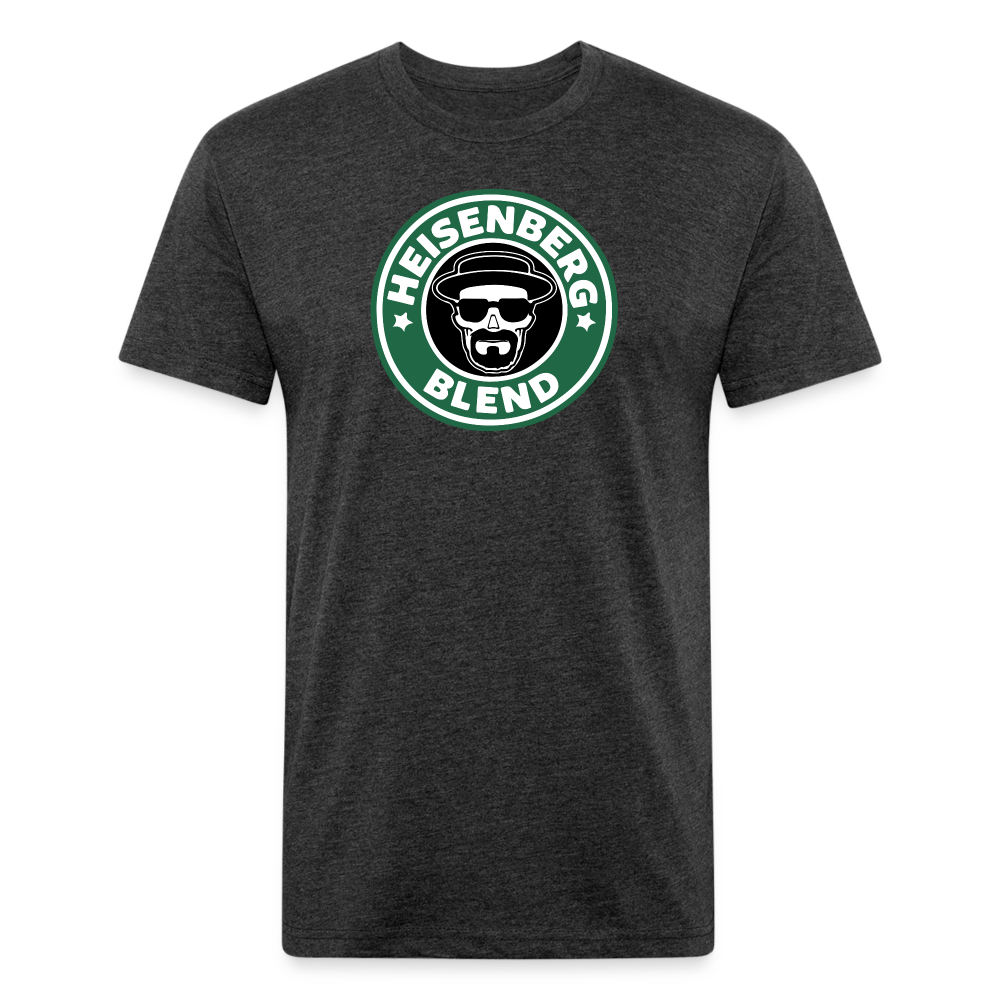 Heisen Blend - Fitted Cotton/Poly T-Shirt by Next Level - heather black