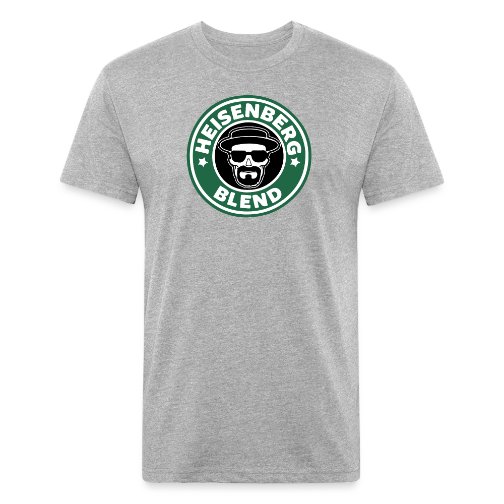 Heisen Blend - Fitted Cotton/Poly T-Shirt by Next Level - heather gray