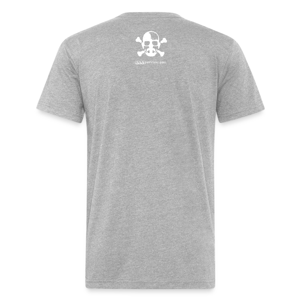 Heisen Blend - Fitted Cotton/Poly T-Shirt by Next Level - heather gray