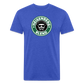 Heisen Blend - Fitted Cotton/Poly T-Shirt by Next Level - heather royal