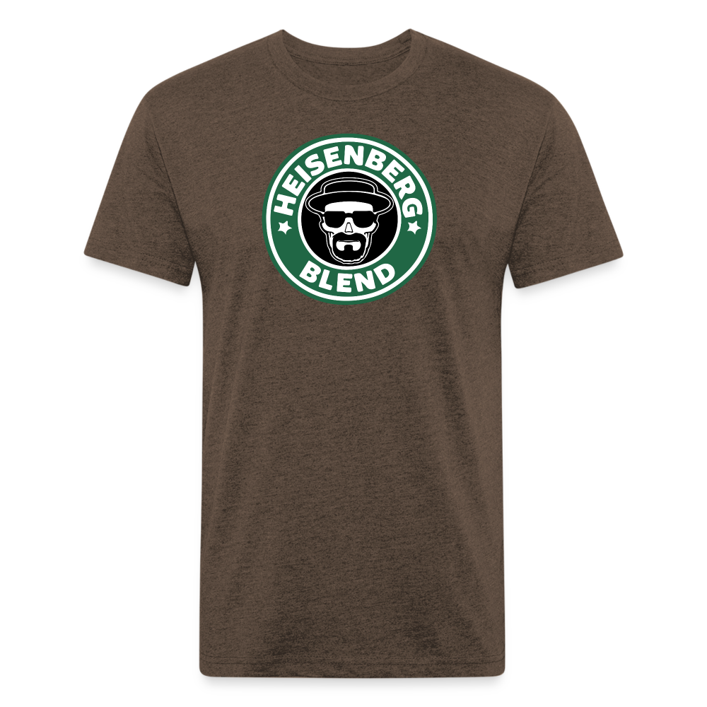 Heisen Blend - Fitted Cotton/Poly T-Shirt by Next Level - heather espresso