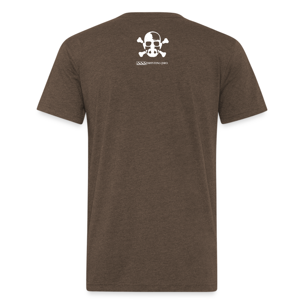 Heisen Blend - Fitted Cotton/Poly T-Shirt by Next Level - heather espresso