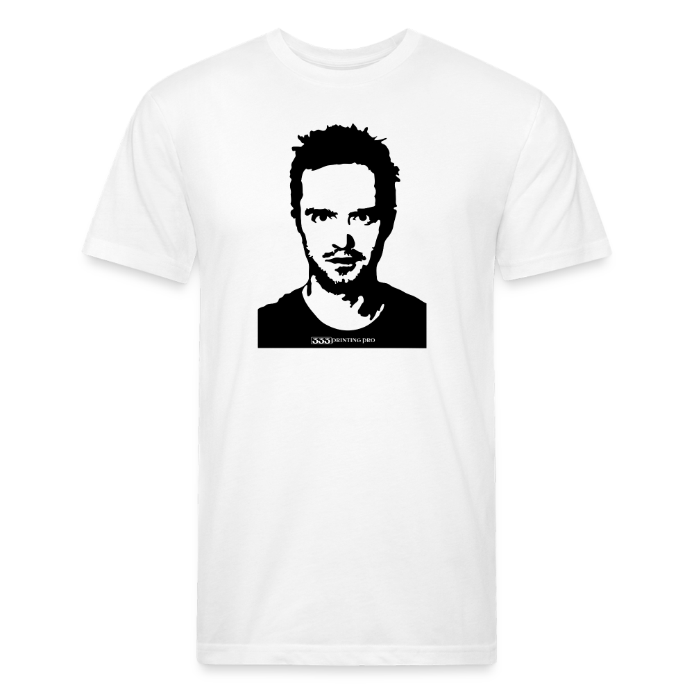 Jess C - Fitted Cotton/Poly T-Shirt by Next Level - white