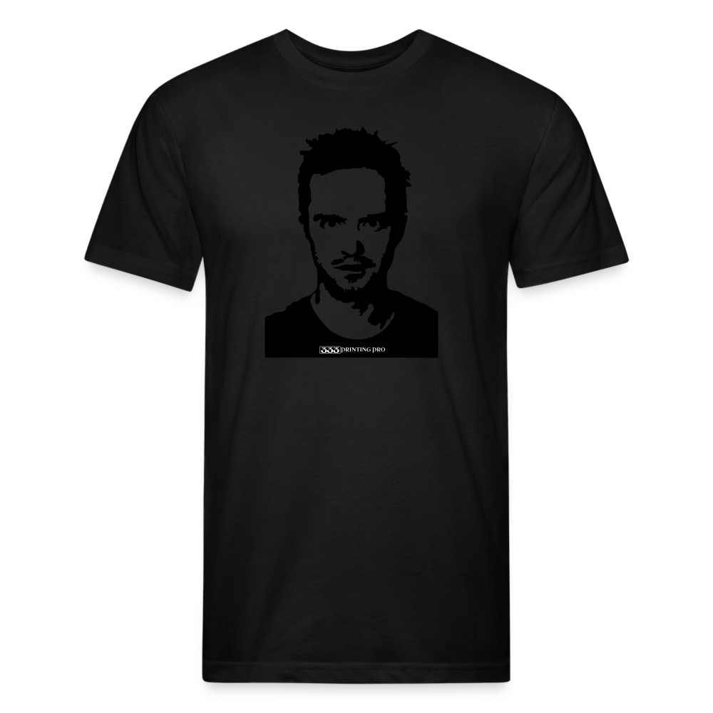 Jess C - Fitted Cotton/Poly T-Shirt by Next Level - black