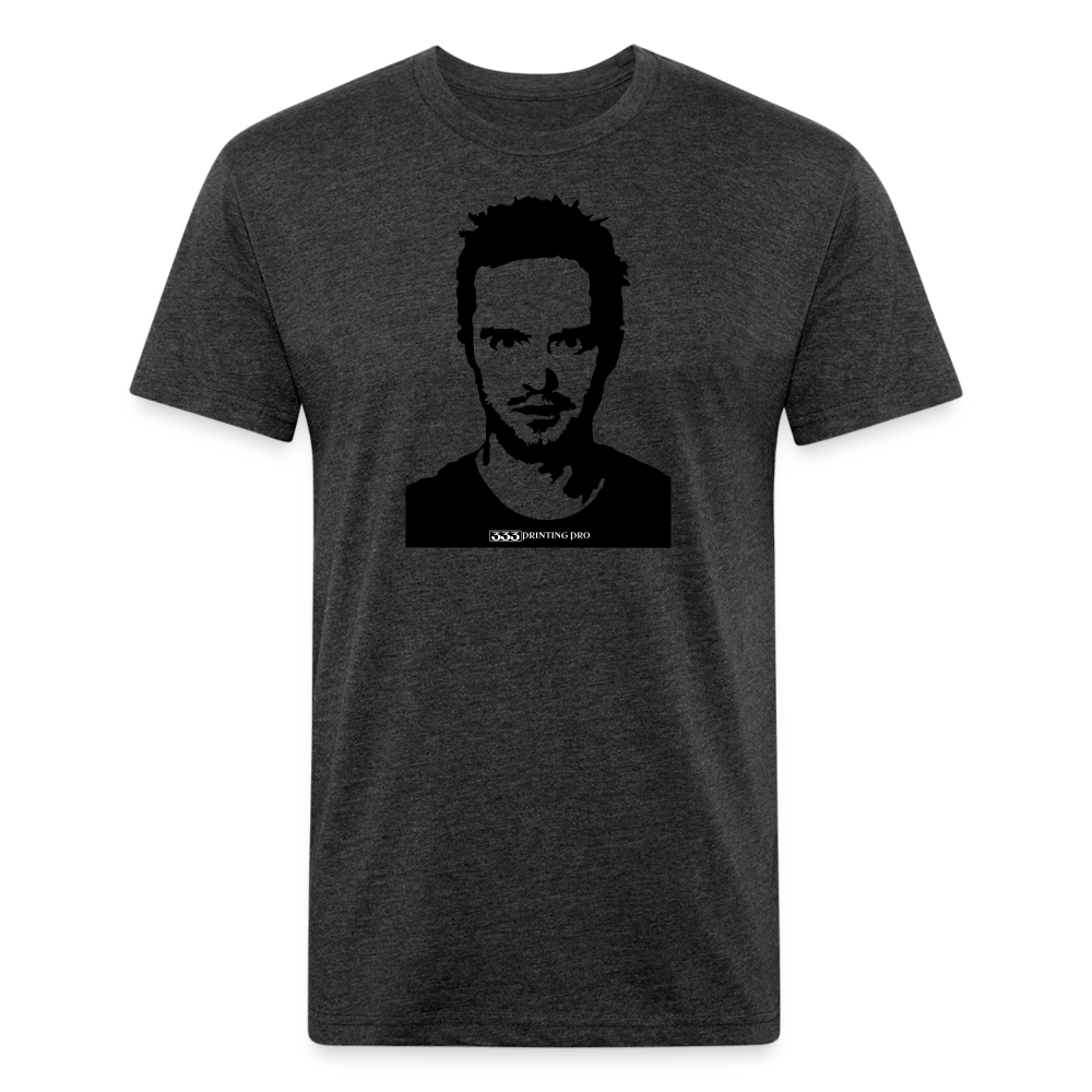 Jess C - Fitted Cotton/Poly T-Shirt by Next Level - heather black