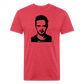Jess C - Fitted Cotton/Poly T-Shirt by Next Level - heather red