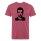 Jess C - Fitted Cotton/Poly T-Shirt by Next Level - heather burgundy