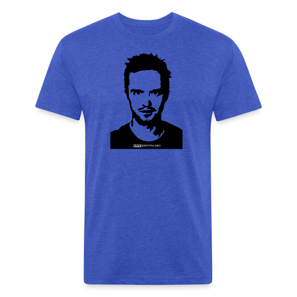 Jess C - Fitted Cotton/Poly T-Shirt by Next Level - heather royal