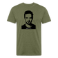 Jess C - Fitted Cotton/Poly T-Shirt by Next Level - heather military green