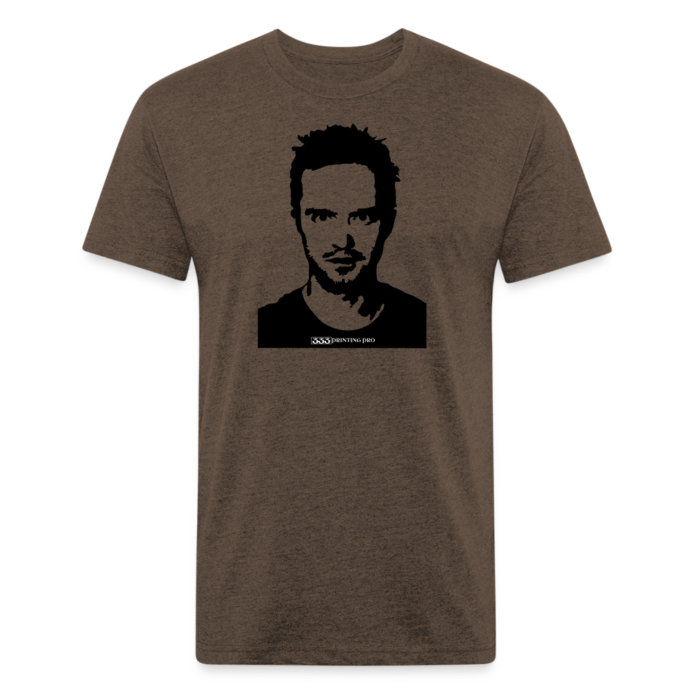 Jess C - Fitted Cotton/Poly T-Shirt by Next Level - heather espresso