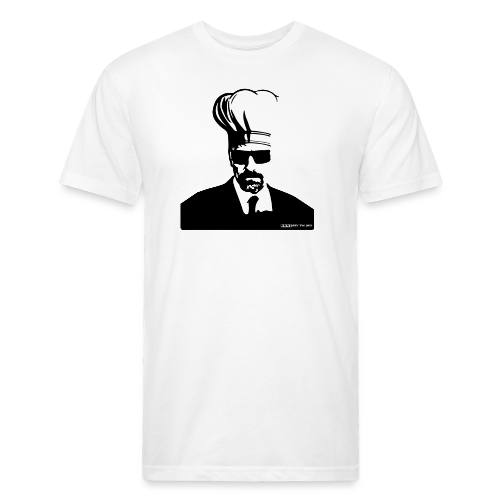 Wallter Cook - Fitted Cotton/Poly T-Shirt by Next Level - white