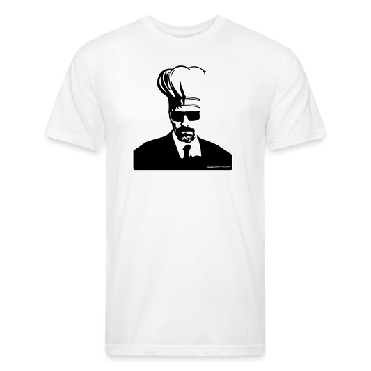 Wallter Cook - Fitted Cotton/Poly T-Shirt by Next Level - white