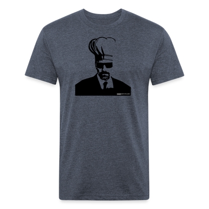 Wallter Cook - Fitted Cotton/Poly T-Shirt by Next Level - heather navy