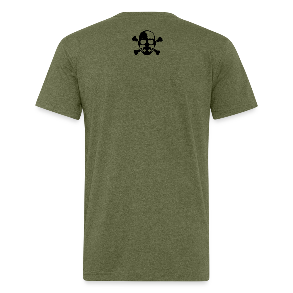 Wallter Cook - Fitted Cotton/Poly T-Shirt by Next Level - heather military green