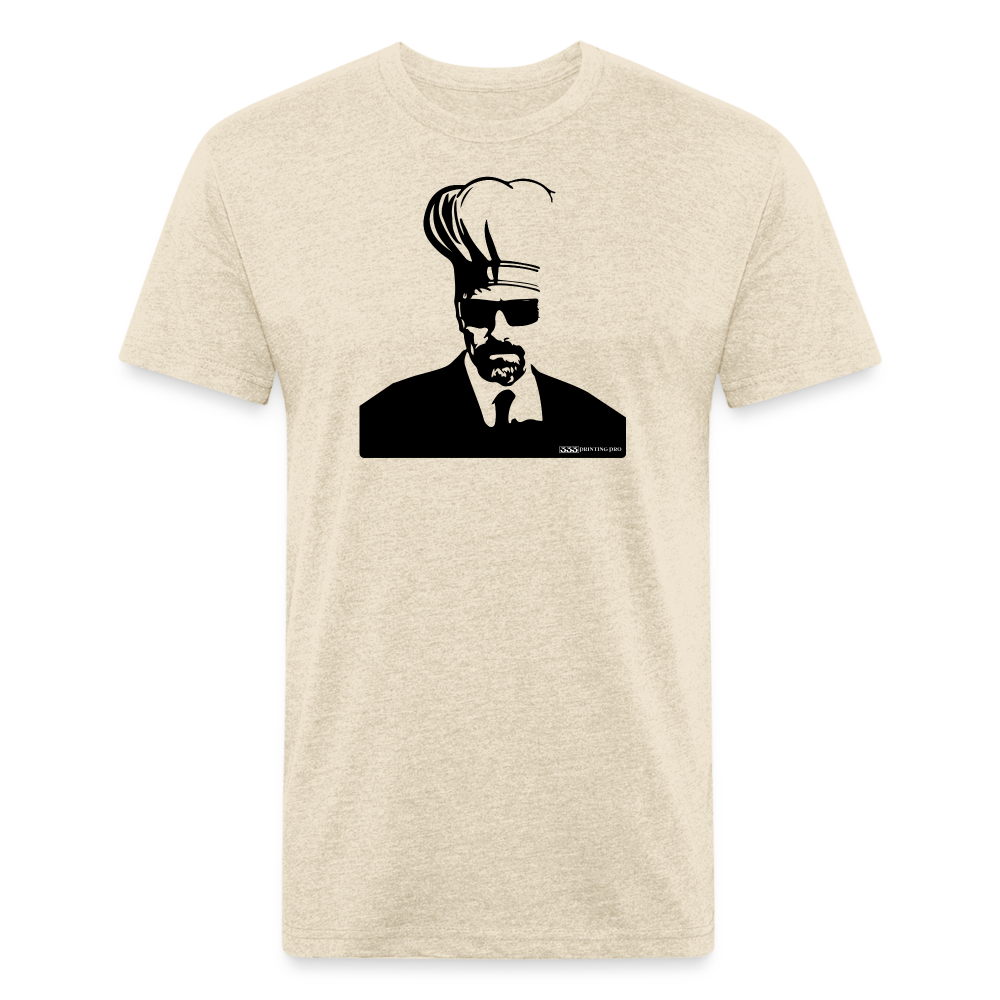 Wallter Cook - Fitted Cotton/Poly T-Shirt by Next Level - heather cream