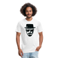 Hie zen Fitted Cotton/Poly T-Shirt by Next Level - white