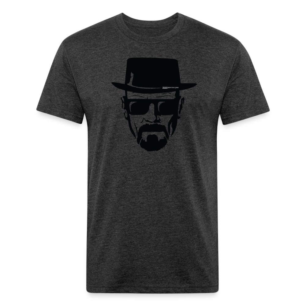 Hie zen Fitted Cotton/Poly T-Shirt by Next Level - heather black