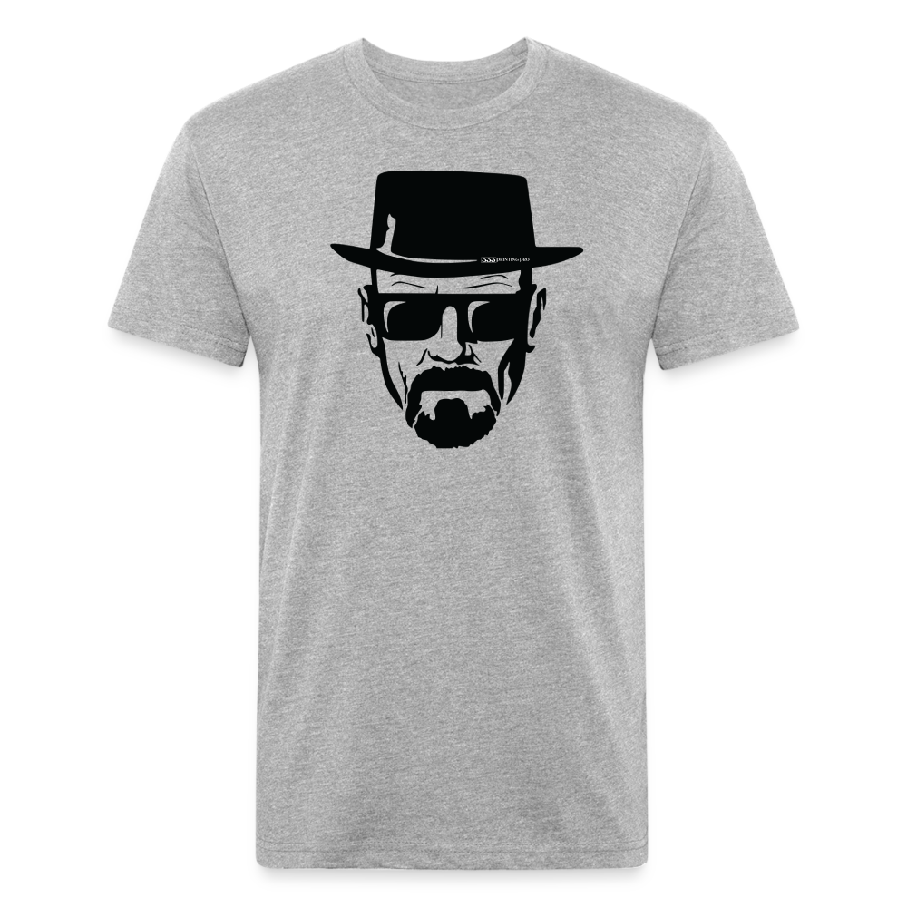 Hie zen Fitted Cotton/Poly T-Shirt by Next Level - heather gray