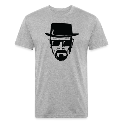 Hie zen Fitted Cotton/Poly T-Shirt by Next Level - heather gray