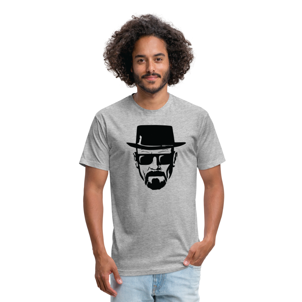 Hie zen Fitted Cotton/Poly T-Shirt by Next Level - heather gray